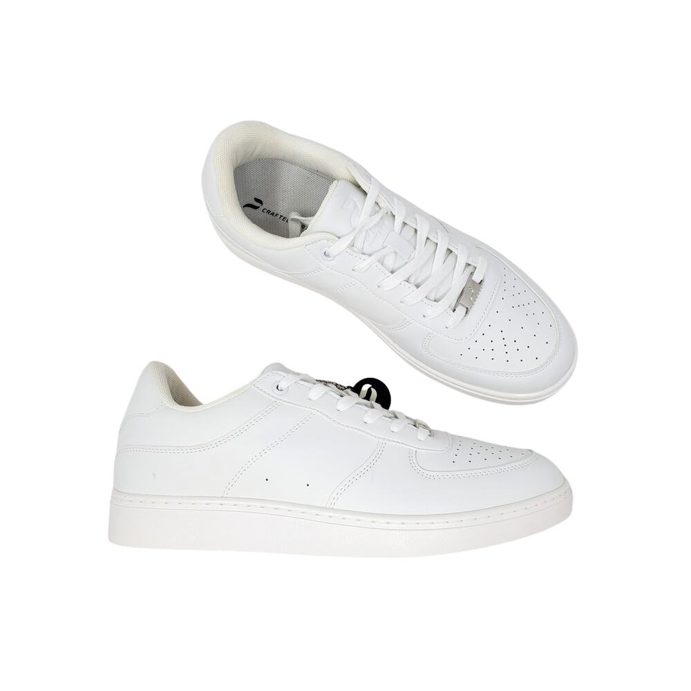 Pulse Dance Shoes Sneakers Flow White Low Top Unisex Size US 9.5 M / US 10.5 W